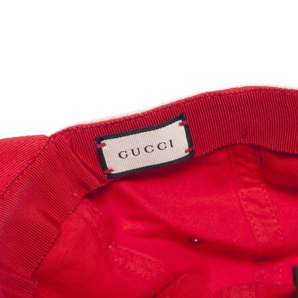 Gucci Baseball Cap w/ Ny Yankees™ Patch Bright Red main image 6